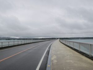 古宇利大橋 橋の上から撮影