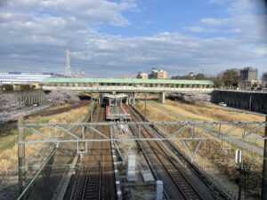 北総鉄道 白井駅 ホーム 上から撮影