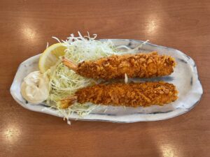 大エビフライ 浅草ROX まつり湯にて