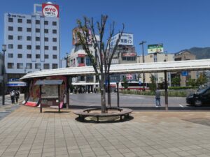 JR北陸新幹線 上田駅 お城口 駅前ロータリー