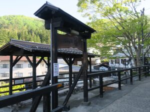 野沢温泉 ミニ温泉広場 湯らり 全景 ここで足湯が楽しめます