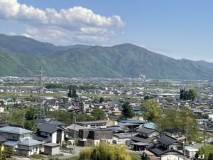 JR篠ノ井線 稲荷山-姨捨の車窓