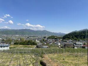 JR篠ノ井線 稲荷山-姨捨の車窓
