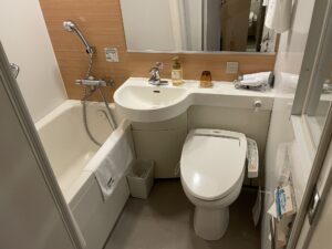 ホテル ヴィアイン新宿 シングルルーム バスルーム