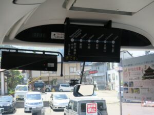 のざわ温泉交通 野沢温泉ライナー 車内