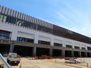 JR信越本線 新潟駅 万代口 駅舎は絶賛工事中です