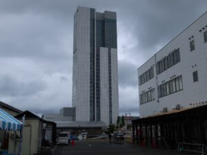 ピアBandaiから見た朱鷺メッセ