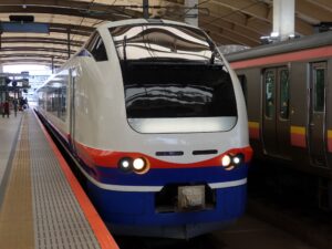 JR信越本線 E653系 特急しらゆき 前面 新潟駅にて