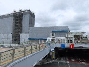 JR常磐線 いわき駅 南口 駅ビル建設工事中です