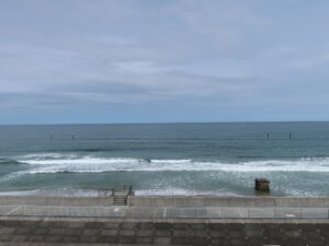 太平洋健康センター 勿来温泉 関の湯 3階 お食事処から見える太平洋