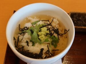 出汁茶漬け 幕張温泉 湯楽の里にて