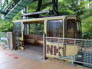 昇仙峡ロープウェイ ふく号 パノラマ台駅にて