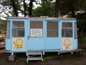 昇仙峡ロープウェイ 引退したゴンドラ