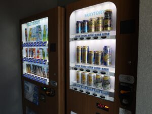 城のホテル甲府 シングルルーム 13階 自動販売機