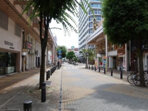 山梨県 甲府市 かすがも~る 商店街になっていて、主に飲食店が立ち並びます