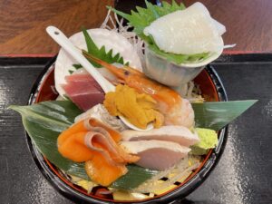 豊漁盛り 小田原お堀端 万葉の湯にて