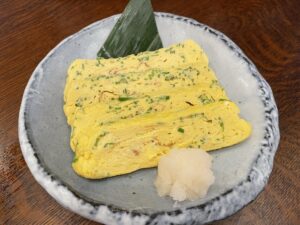 出汁巻き玉子 小田原お堀端 万葉の湯にて