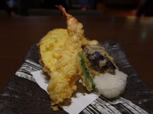 天ぷら盛り合わせ 竜泉寺の湯 草加谷塚店にて