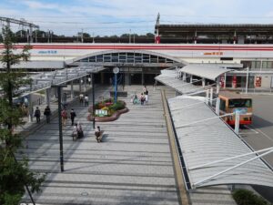 山陽電鉄本線 明石駅 南口 上から撮影