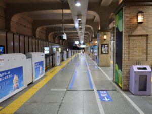 阪神本線 神戸三宮駅 3番線 主に高速神戸・新開地・明石・東二見・姫路方面に行く列車が発着します