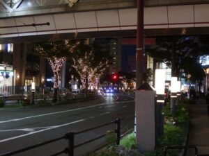神戸ハーバーランド ハーバーセンターとumieとの間