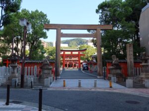 生田神社 入り口の二の鳥居