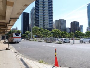 JR山陽新幹線 新神戸駅 バス乗り場