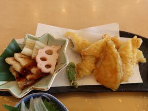 穴子御膳 蒸し穴子 焼き穴子 穴子の天ぷら あなご料理 柊にて