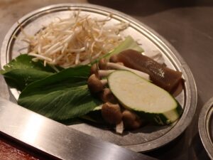 ステーキランド神戸館 焼き野菜 焼く前