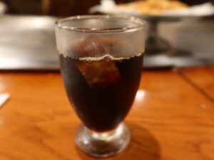 ステーキランド神戸館 食後のコーヒー