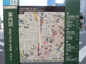 元町商店街東 案内図
