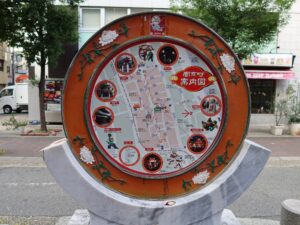 神戸 南京町 中華街 案内図
