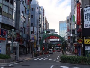 神戸 三宮 イクタロード 南方向を撮影