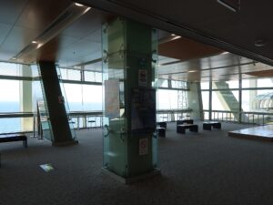 明石海峡大橋 舞子海上プロムナード カフェレストランの隣りにある展望施設
