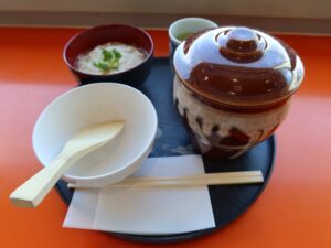 たこめし そうめん付き 明石海峡大橋 舞子海上プロムナードにて