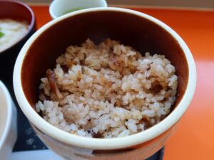 たこめし そうめん付き 明石海峡大橋 舞子海上プロムナードにて