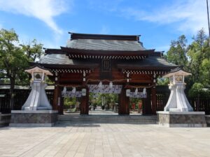 神戸 湊川神社 入口