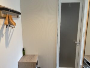 スーパーホテル 東京・浜松町 スタンダードルーム 入口を入ると目の前がバスルームでした