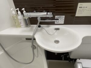 スーパーホテル 東京・浜松町 スタンダードルーム 蛇口は1つです