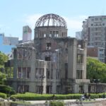 広島 原爆ドーム 相生橋から撮影