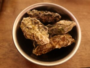 焼き牡蠣 広島 かき小屋 豊丸水産にて