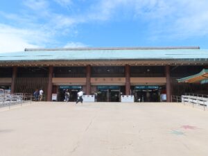 宮島桟橋 建物全体