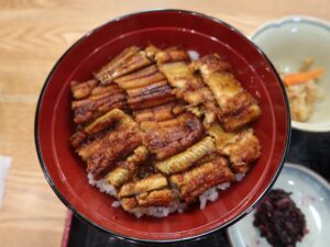 穴子めし 宮島 お食事処 梅山にて