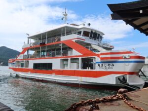 JR西日本宮島フェリー みやじま丸 宮島桟橋にて撮影