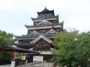 広島城 天守閣 南側から撮影
