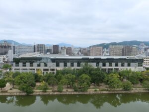 広島城 天守閣からの景色 北側を撮影