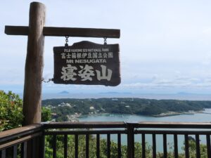 伊豆 寝姿山 寝姿展望台からの景色
