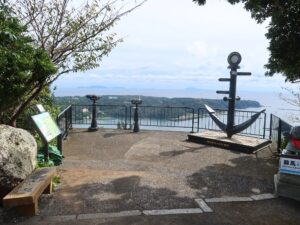 伊豆 寝姿山 黒船展望台