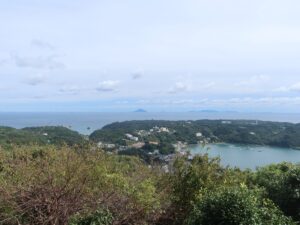 伊豆 寝姿山 無料休憩所からの景色