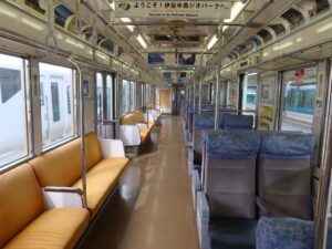 伊豆急行線 8000系 車内 伊豆急下田駅にて撮影